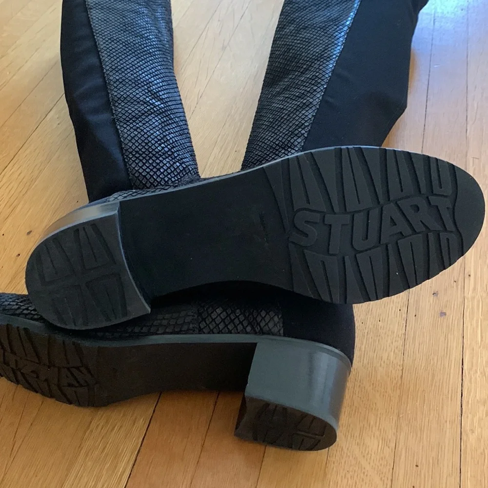Stuart Weitzman Reserve Over the Knee Boots (Snake Reserve) in 7.5M